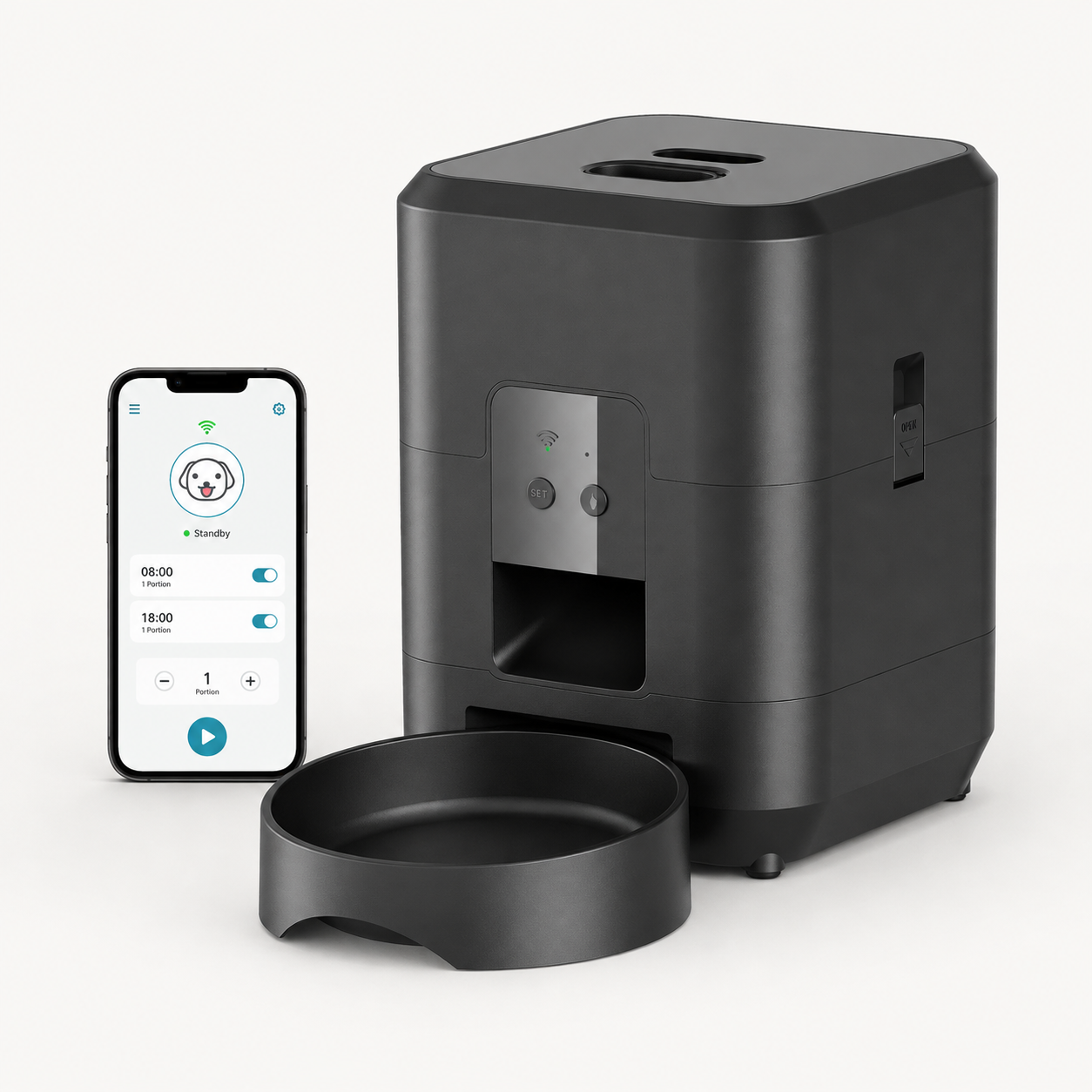 Automatic Pet Feeder with Timed Portions